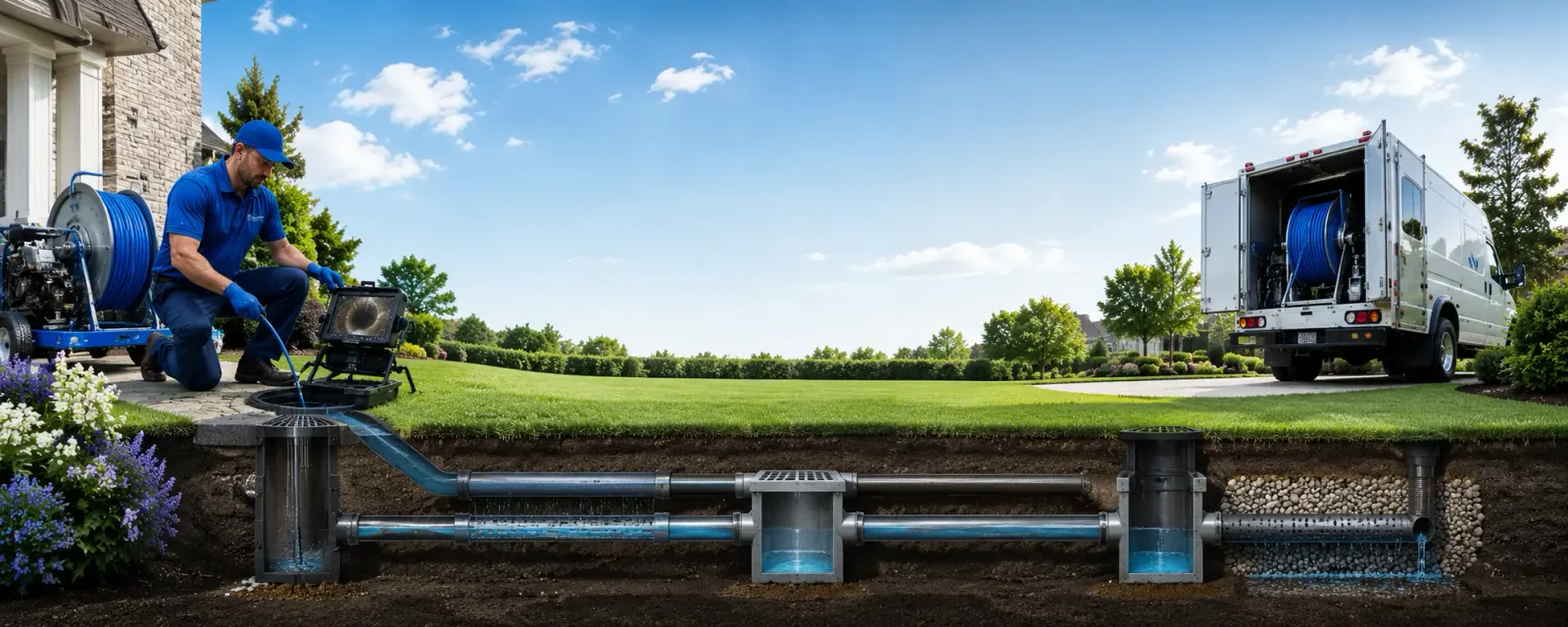 Outdoor drain cleaning information for Crittenden, KY